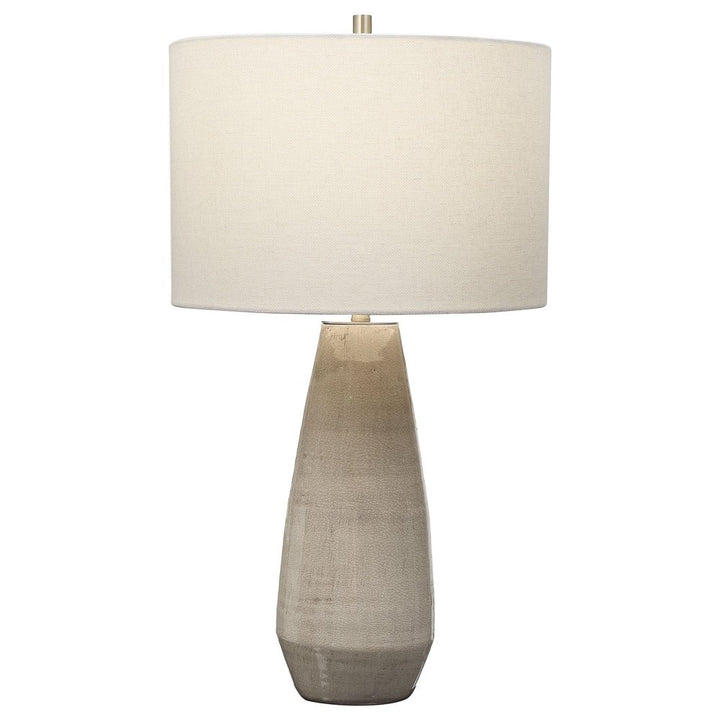 Volterra Table Lamp - Taupe/Grey Uttermost 1
