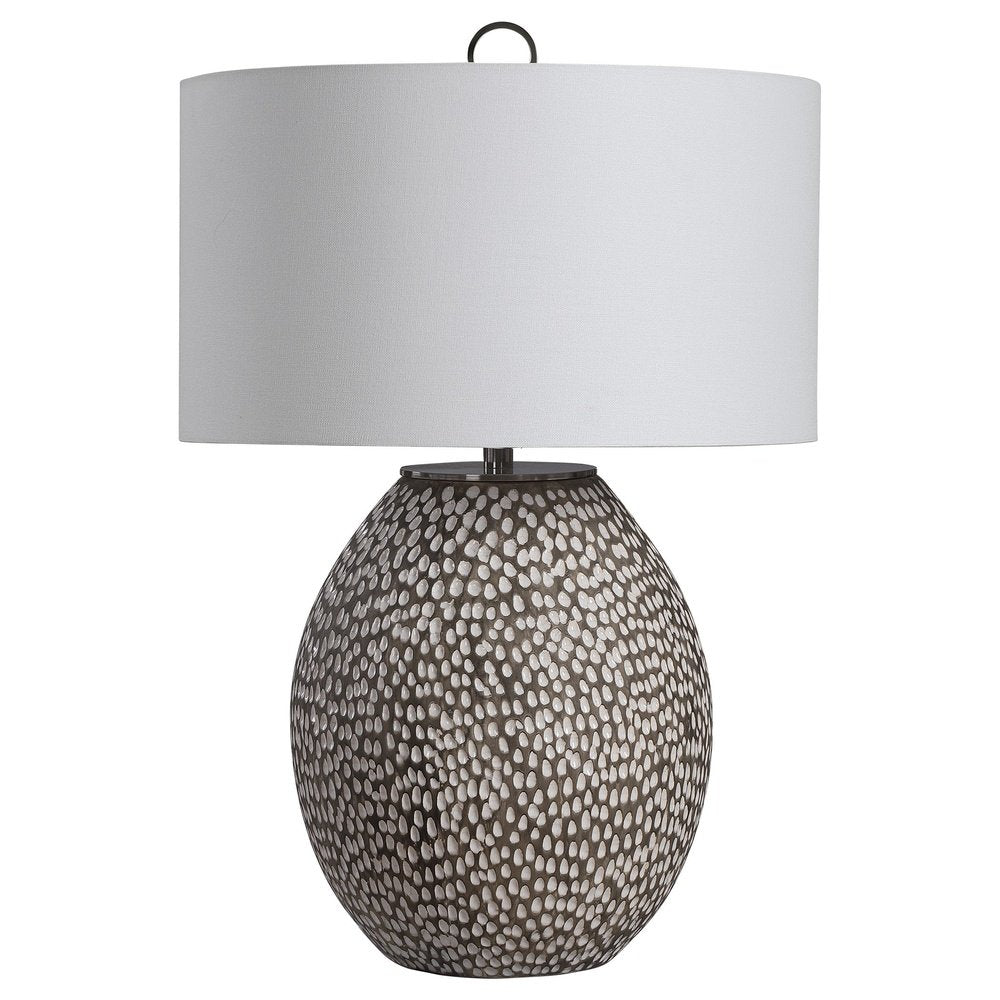 Cyprien Table Lamp - Grey & White Uttermost 1