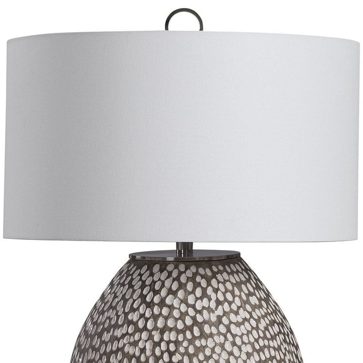 Cyprien Table Lamp - Grey & White Uttermost 6