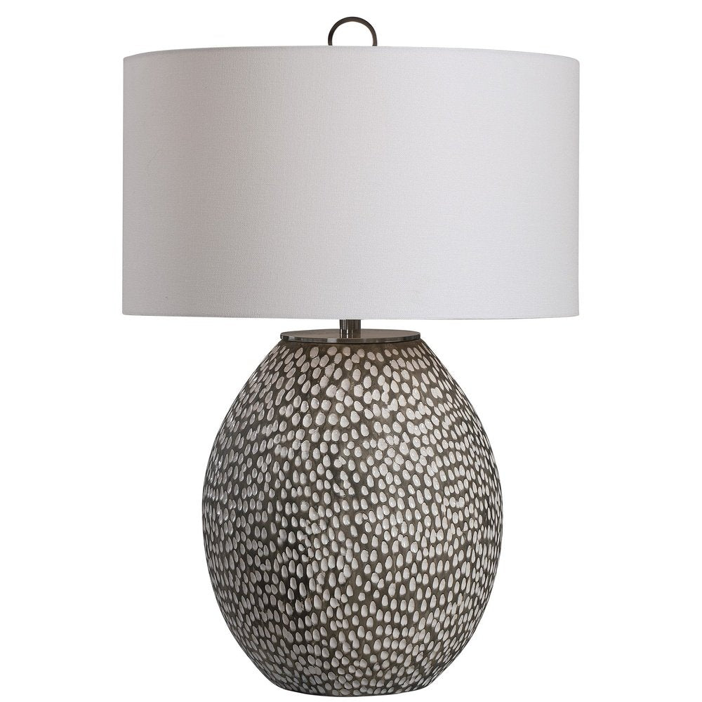 Cyprien Table Lamp - Grey & White Uttermost 4