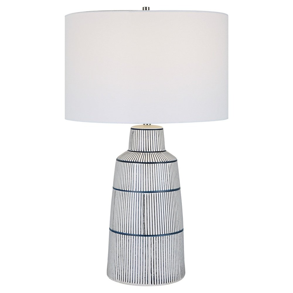 Breton Nautical Stripe Table Lamp Uttermost 1