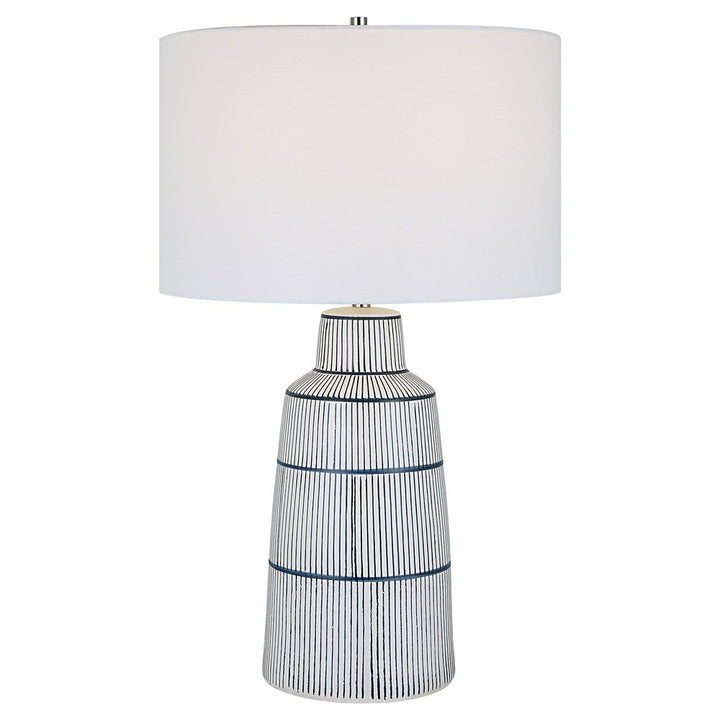 Breton Nautical Stripe Table Lamp Uttermost 1
