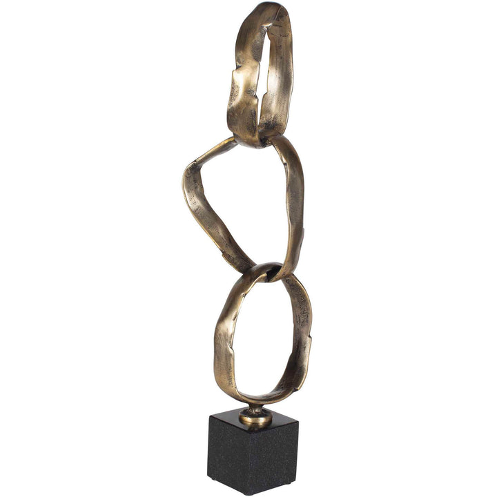 Loopform Brass Ring Sculpture