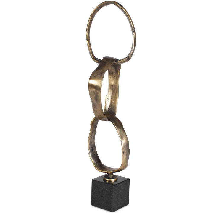 Loopform Brass Ring Sculpture