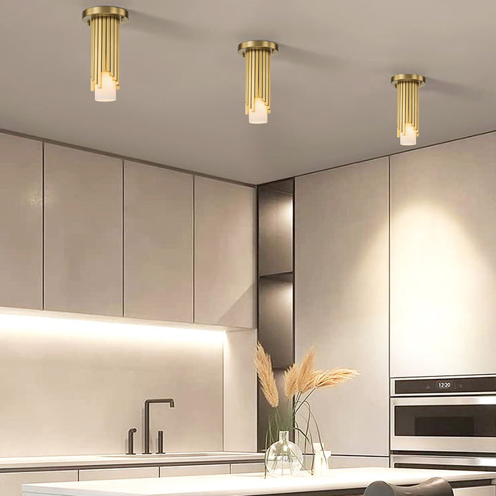 Marvele Mini Pendant Light - Aged Brass
