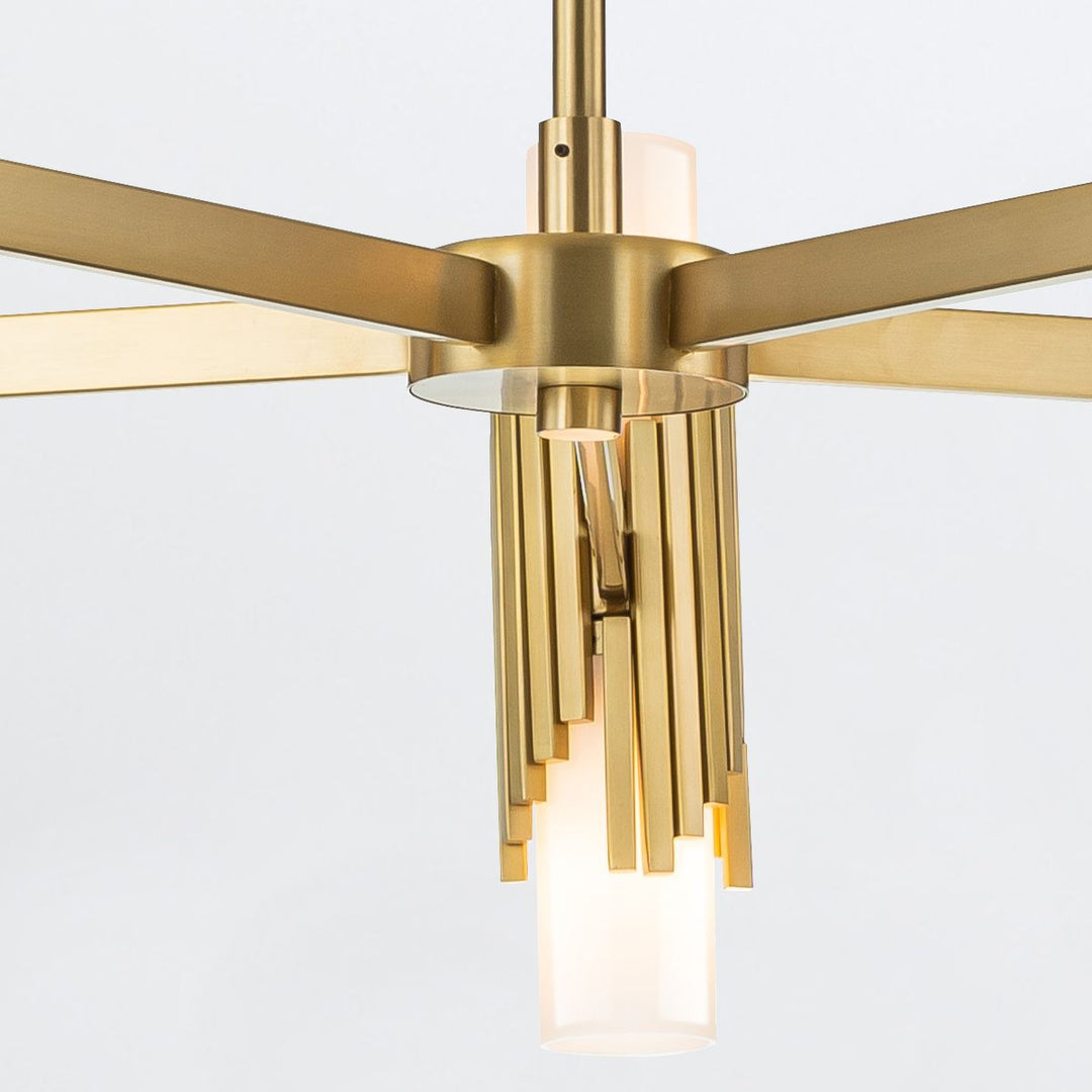 Marvele 10 Chandelier - Aged Brass