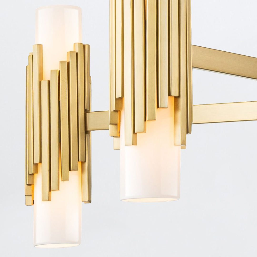 Marvele 10 Chandelier - Aged Brass