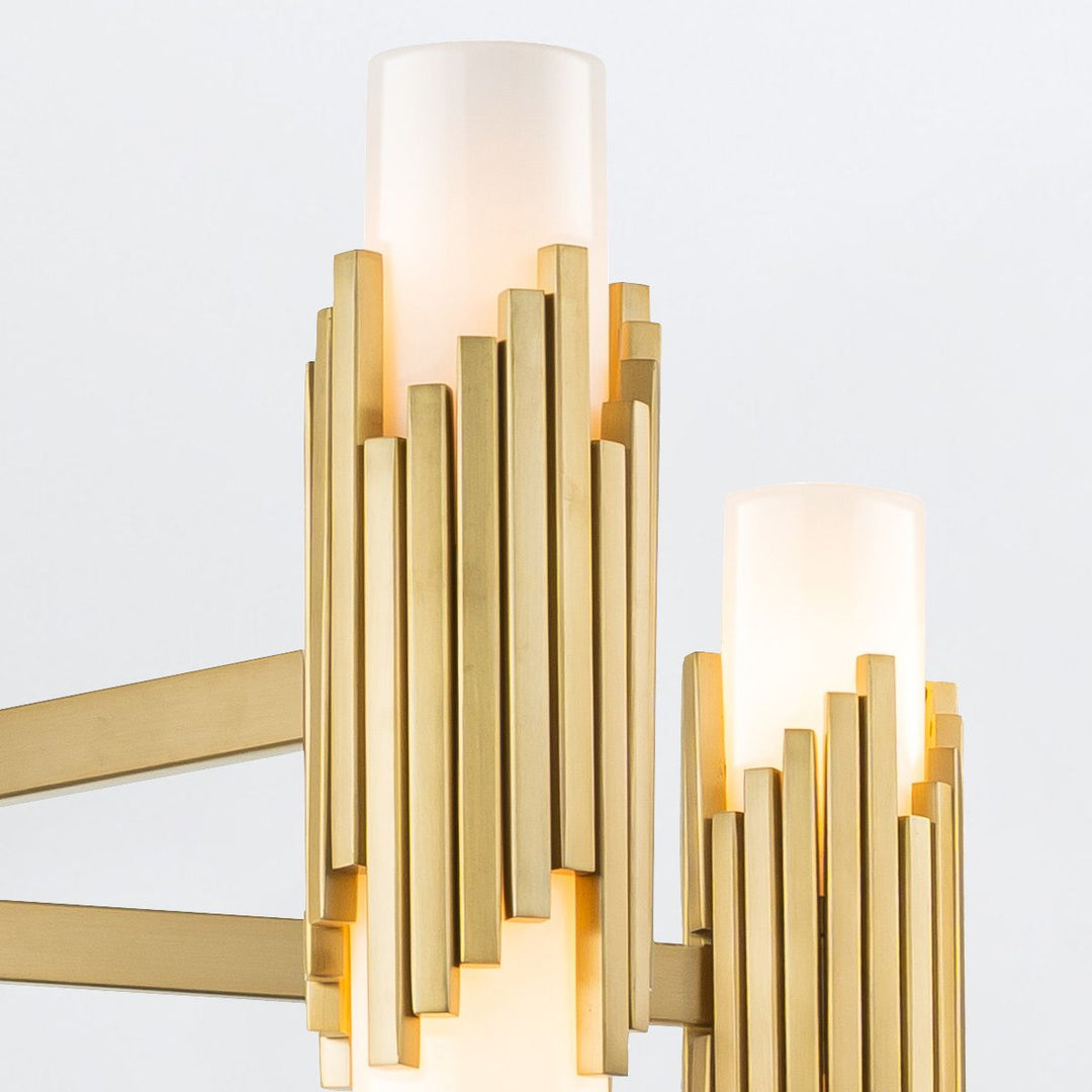 Marvele 10 Chandelier - Aged Brass