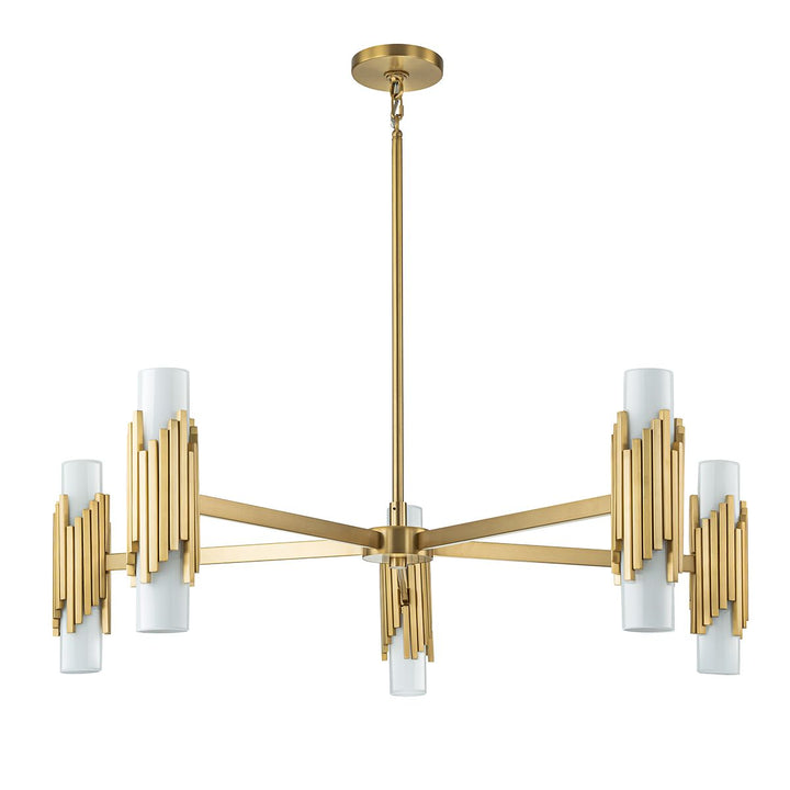 Marvele 10 Chandelier - Aged Brass