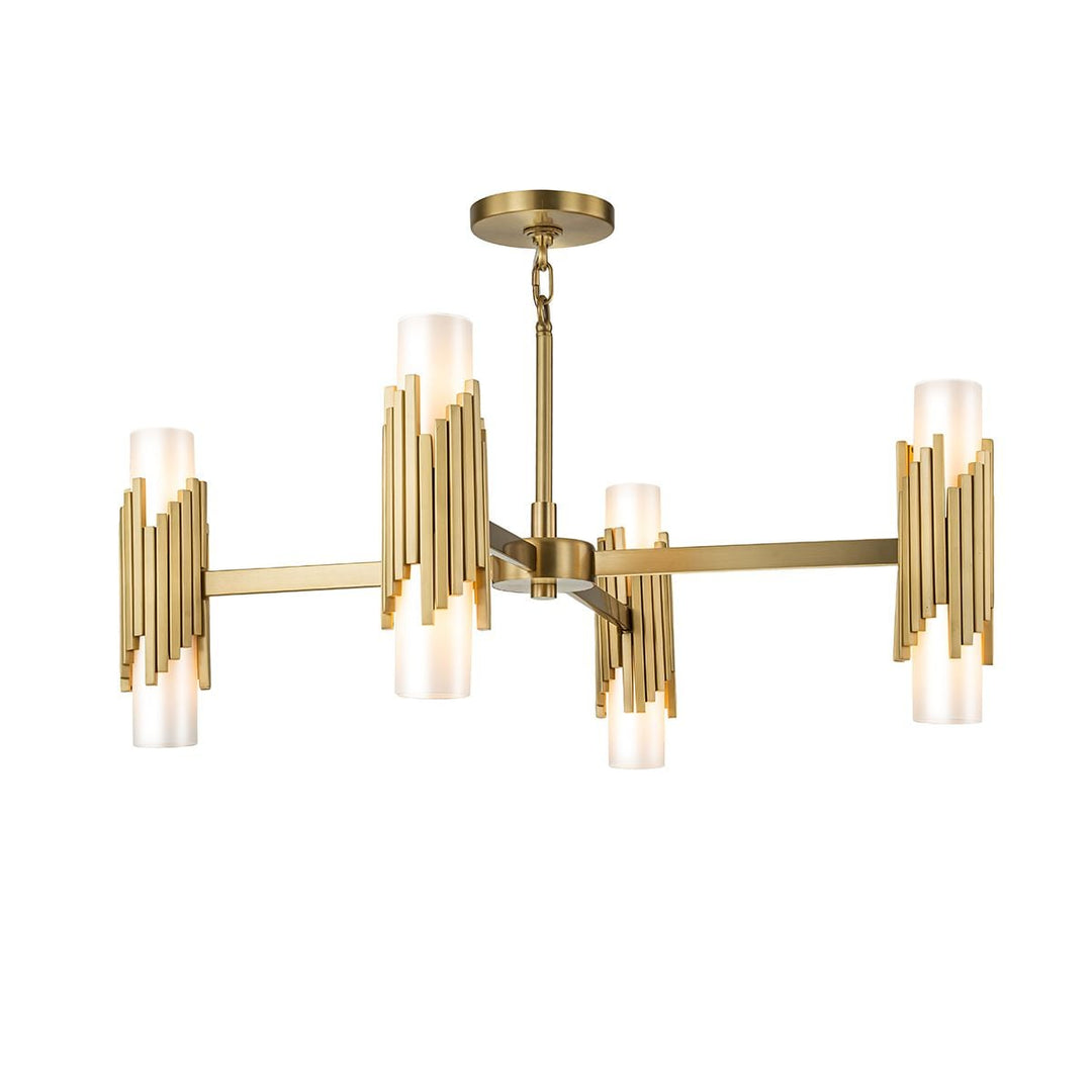 Marvele 8 Chandelier - Aged Brass