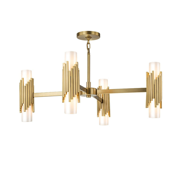 Marvele 8 Chandelier - Aged Brass