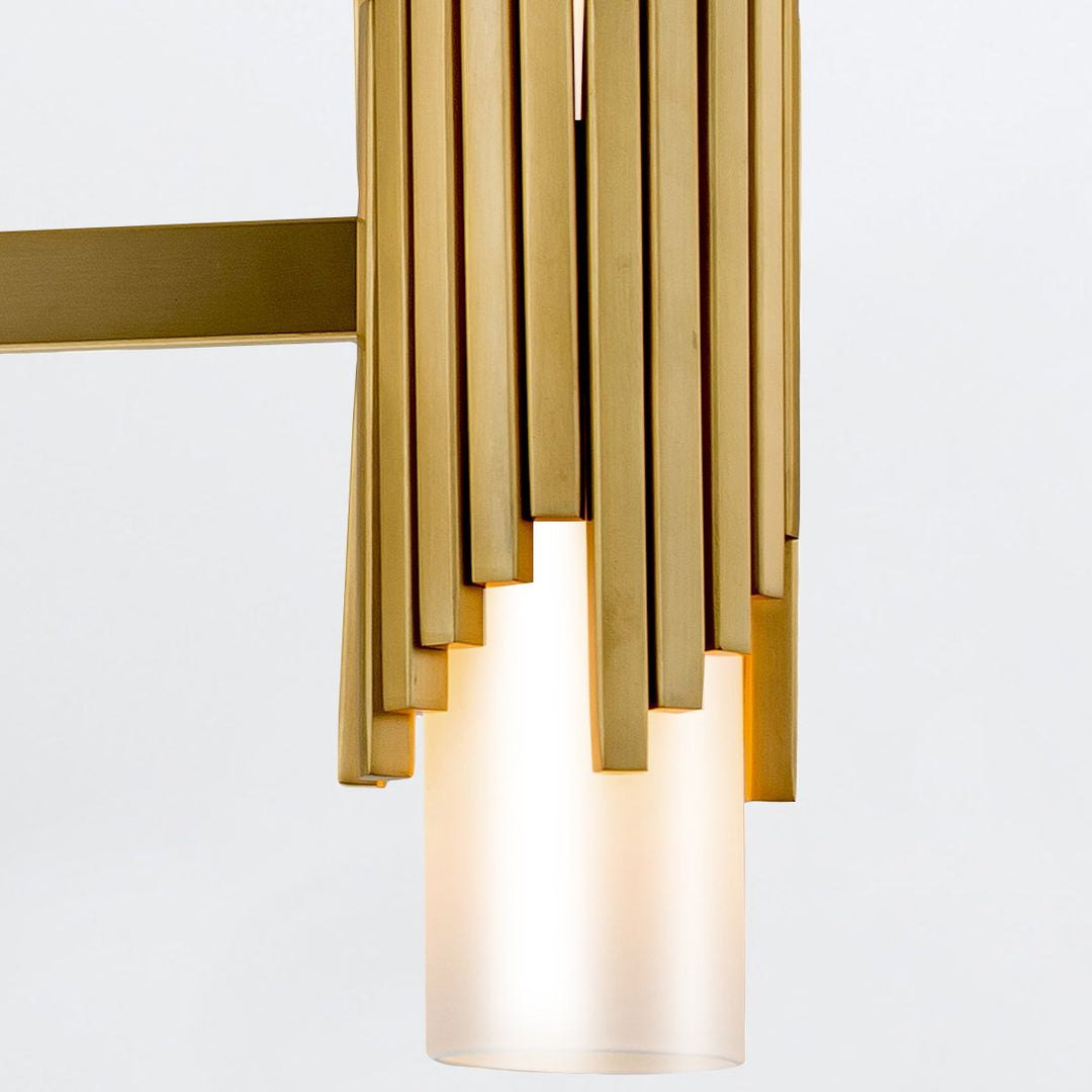 Marvele 8 Chandelier - Aged Brass