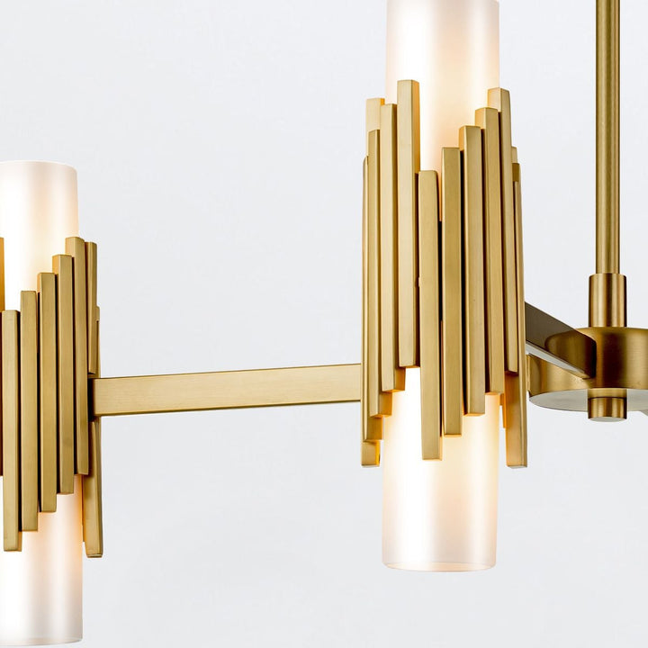 Marvele 8 Chandelier - Aged Brass