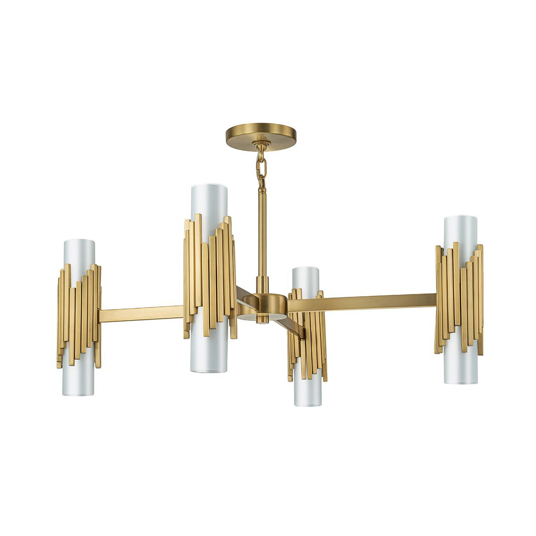 Marvele 8 Chandelier - Aged Brass