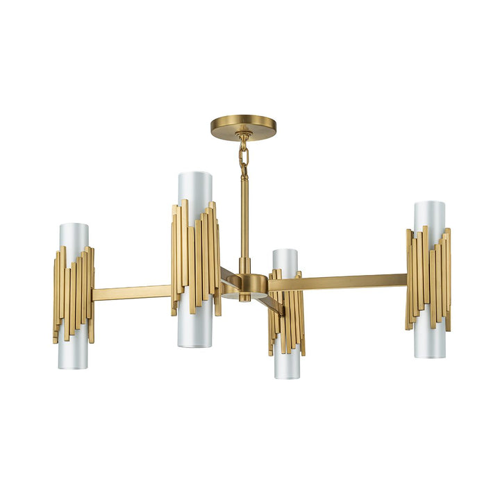 Marvele 8 Chandelier - Aged Brass
