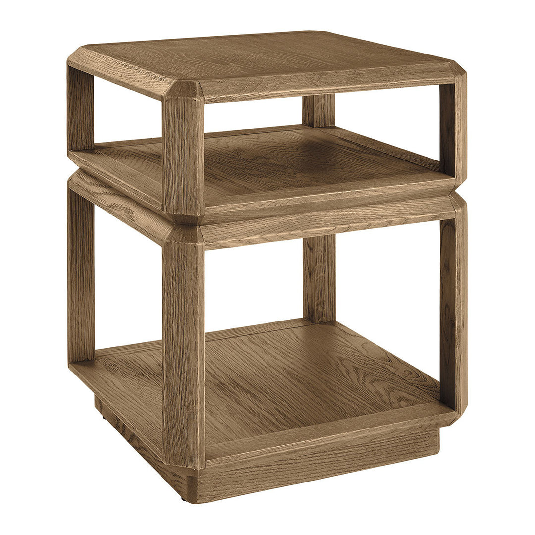 Mateo Square Side Table - Oak