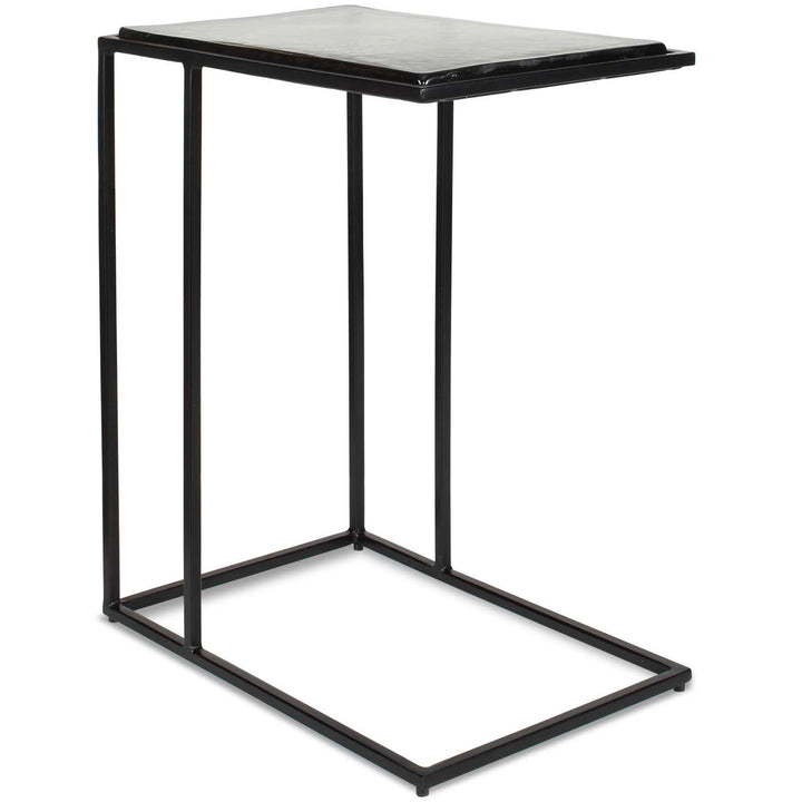 Mateo Glass Top Side Table