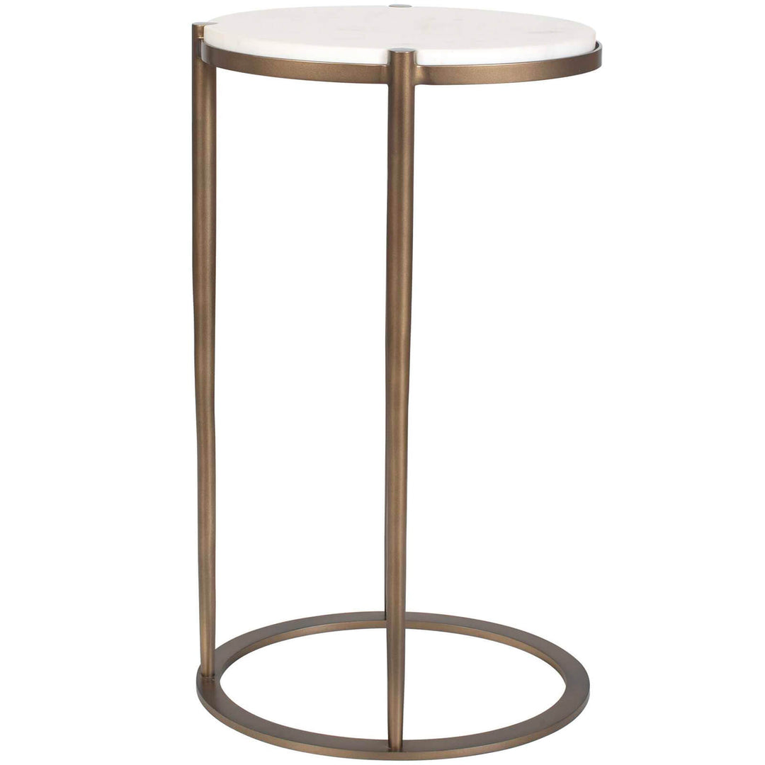 Mercier Round Marble Side Table