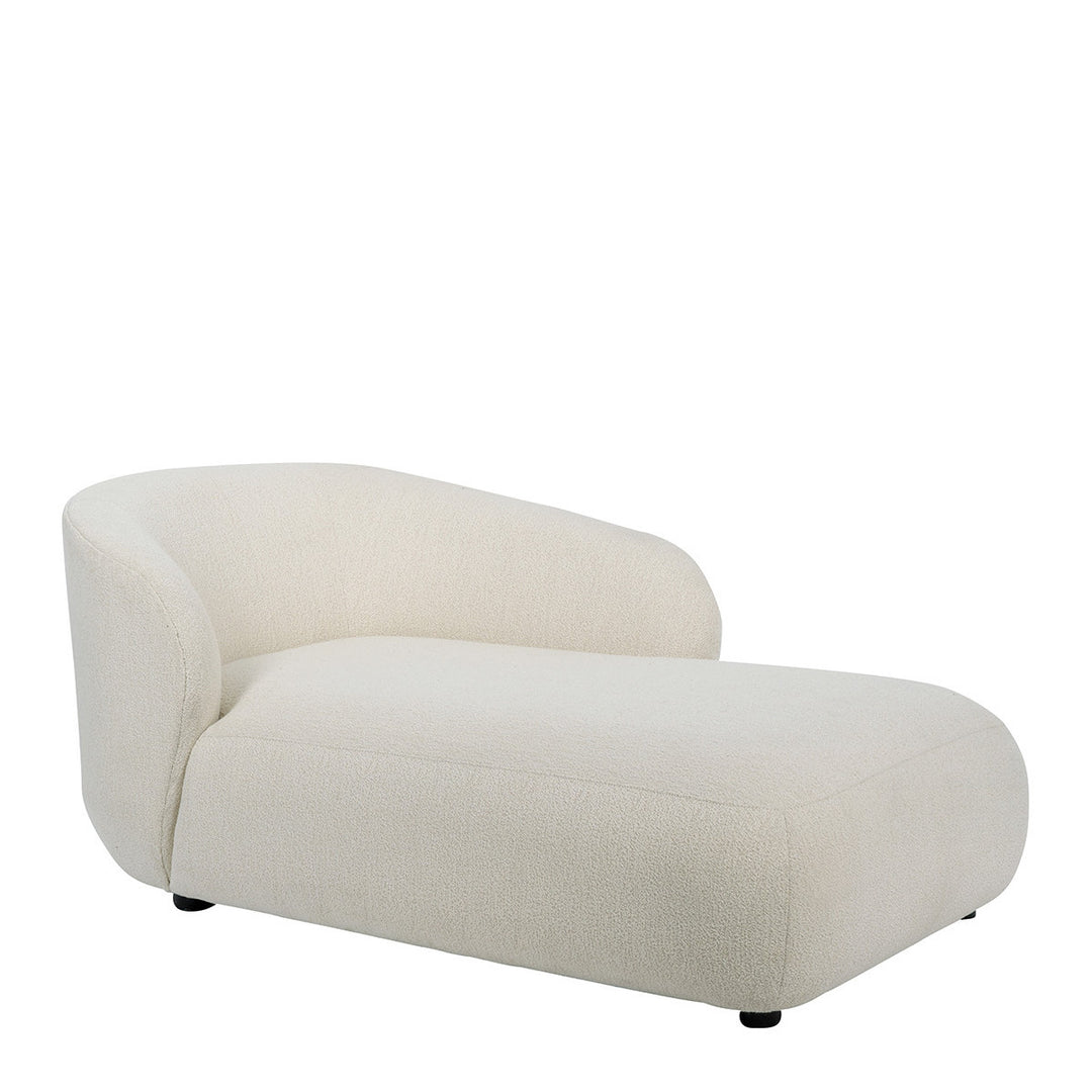 Lisette Boucle Chaise Sofa - Cream