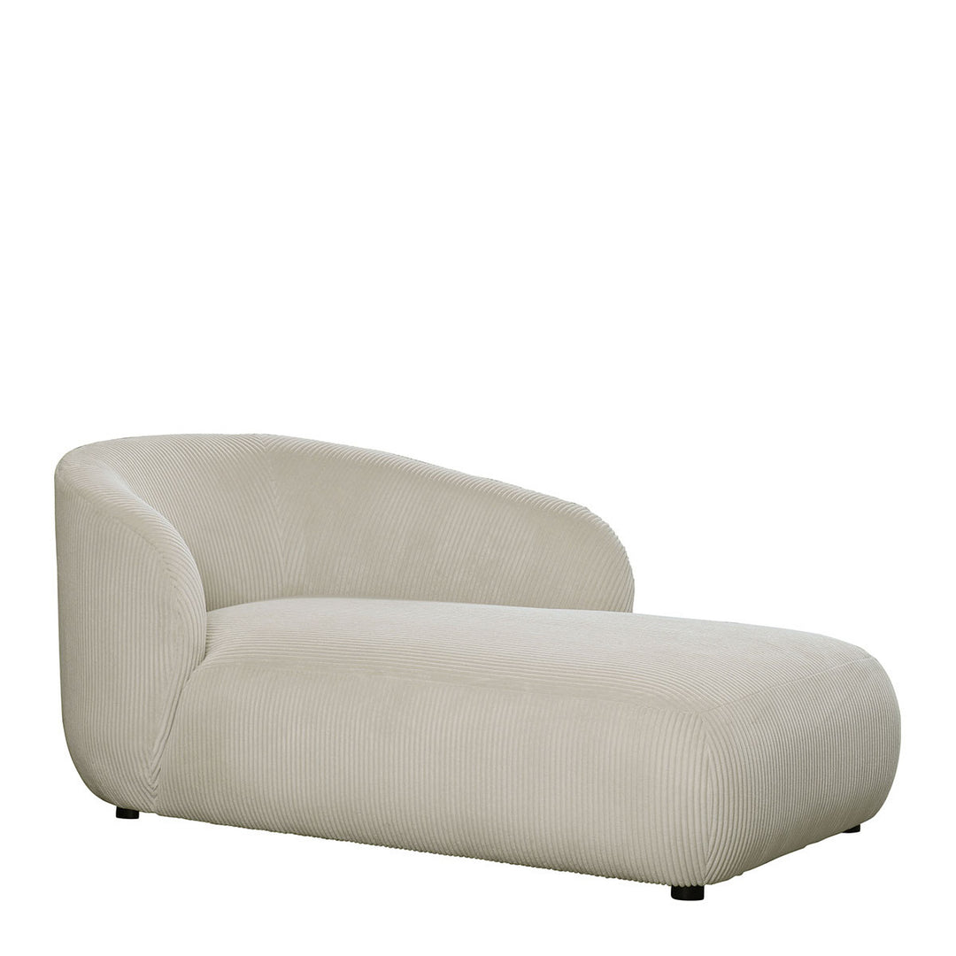 Lisette Ribbed Velvet Sofa - Cream
