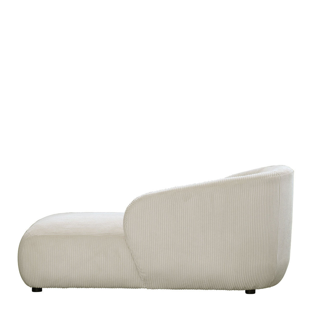 Lisette Ribbed Velvet Sofa - Cream