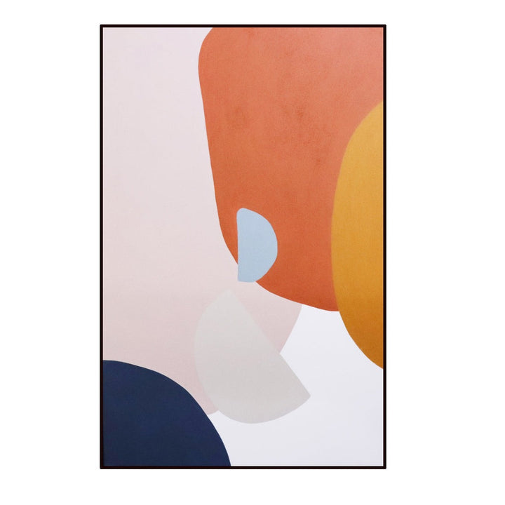 Crimson Oil Canvas - Black Frame Tommy Franks 1