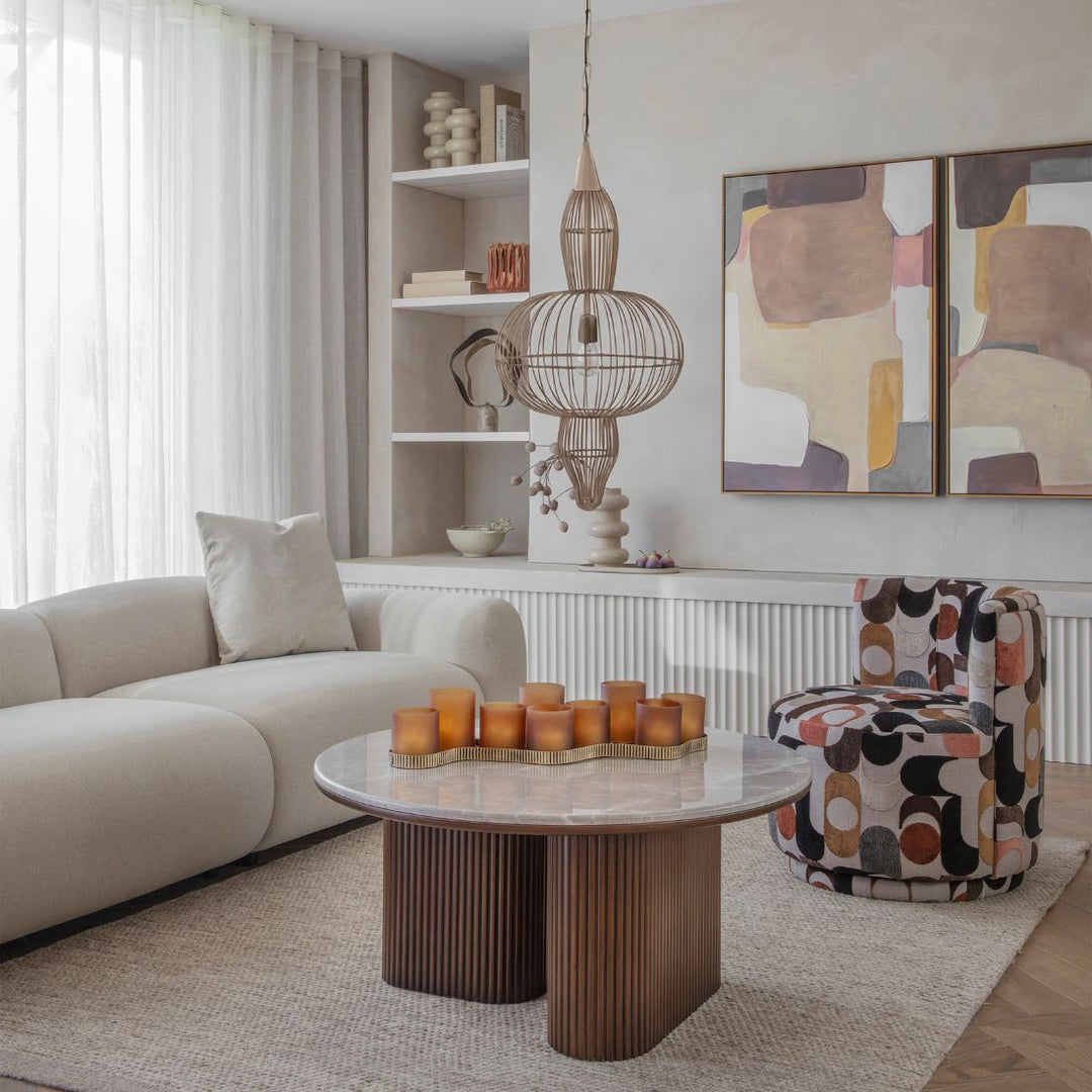 Mira Orb Wire Pendant Light - Gold