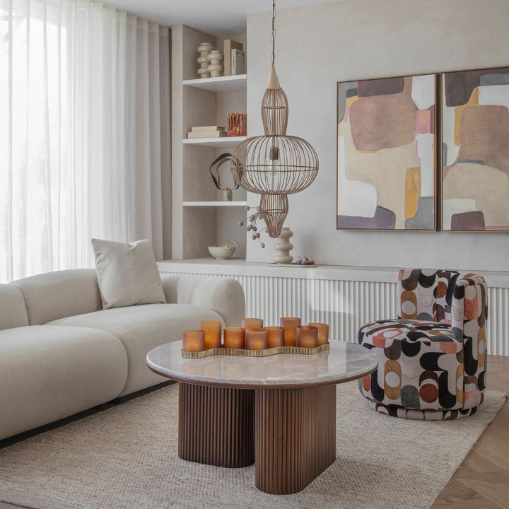 Mira Orb Wire Pendant Light - Gold