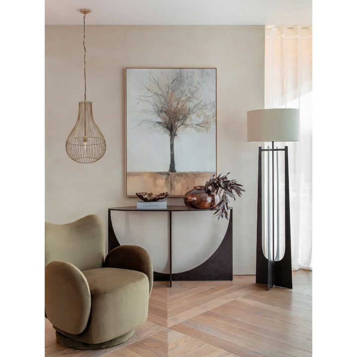 Mira Pear Drop Wire Pendant Light - Gold