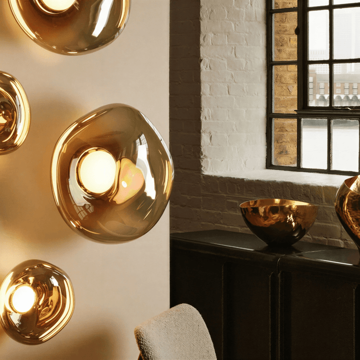Melt LED Surface Light - Gold