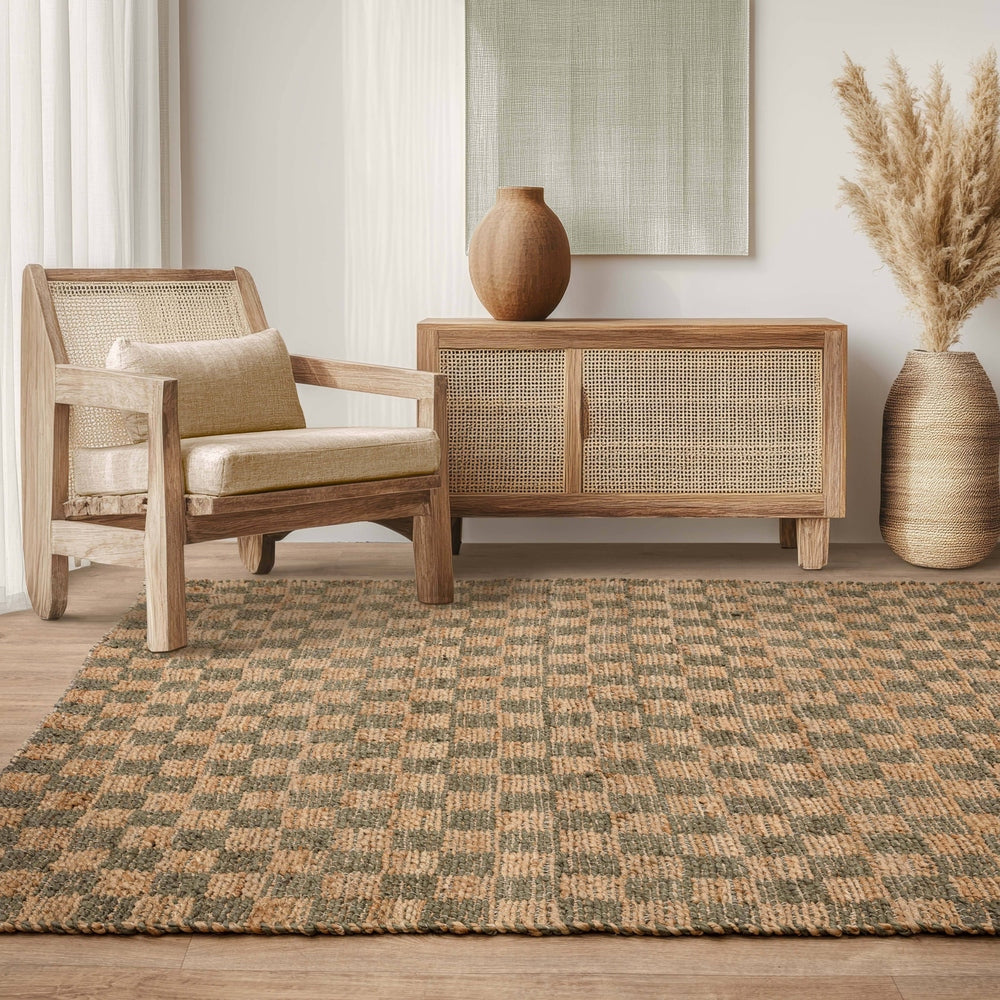 Naturi Rug - Olive Green