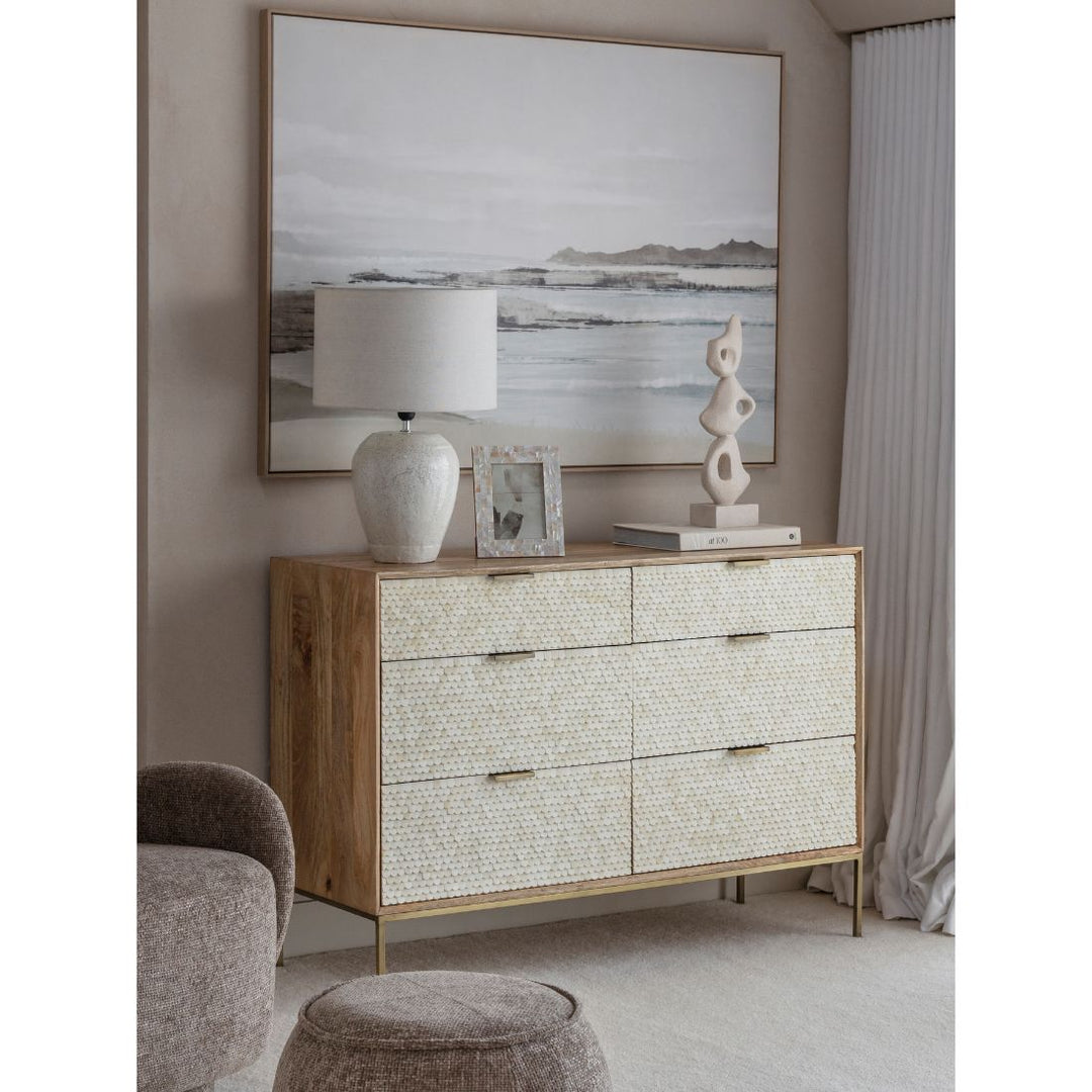 Nerida Bone Inlay Chest of Drawers