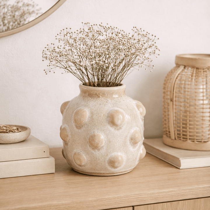 Tagus Medium Vase - Cream