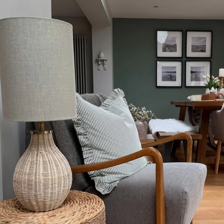 Large Natural Rattan Lamp Libra 2