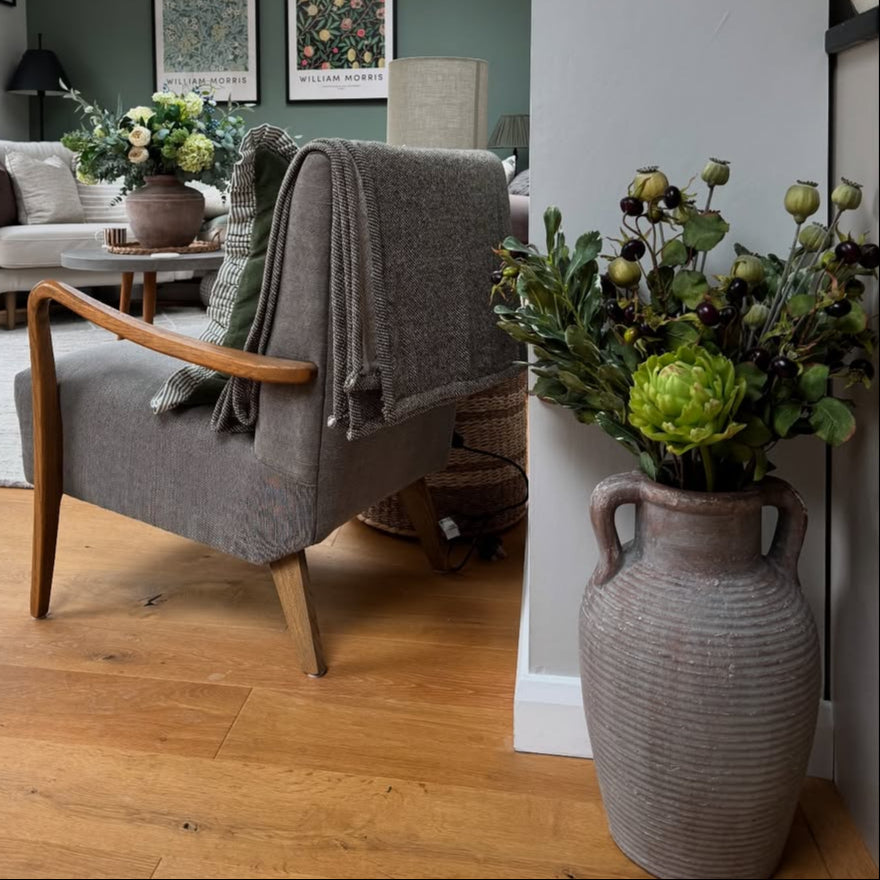 Siena Large Amphora Pot - Brown Hill 2