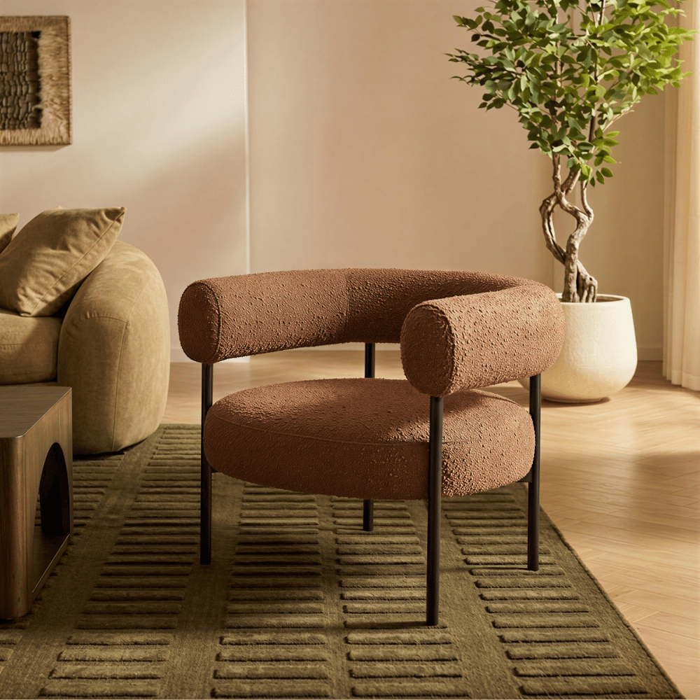 Eclipse Occasional Chair (Crib 5) - Burnt Orange