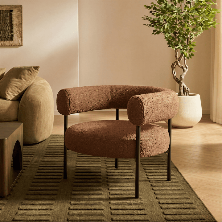 Eclipse Occasional Chair (Crib 5) - Burnt Orange