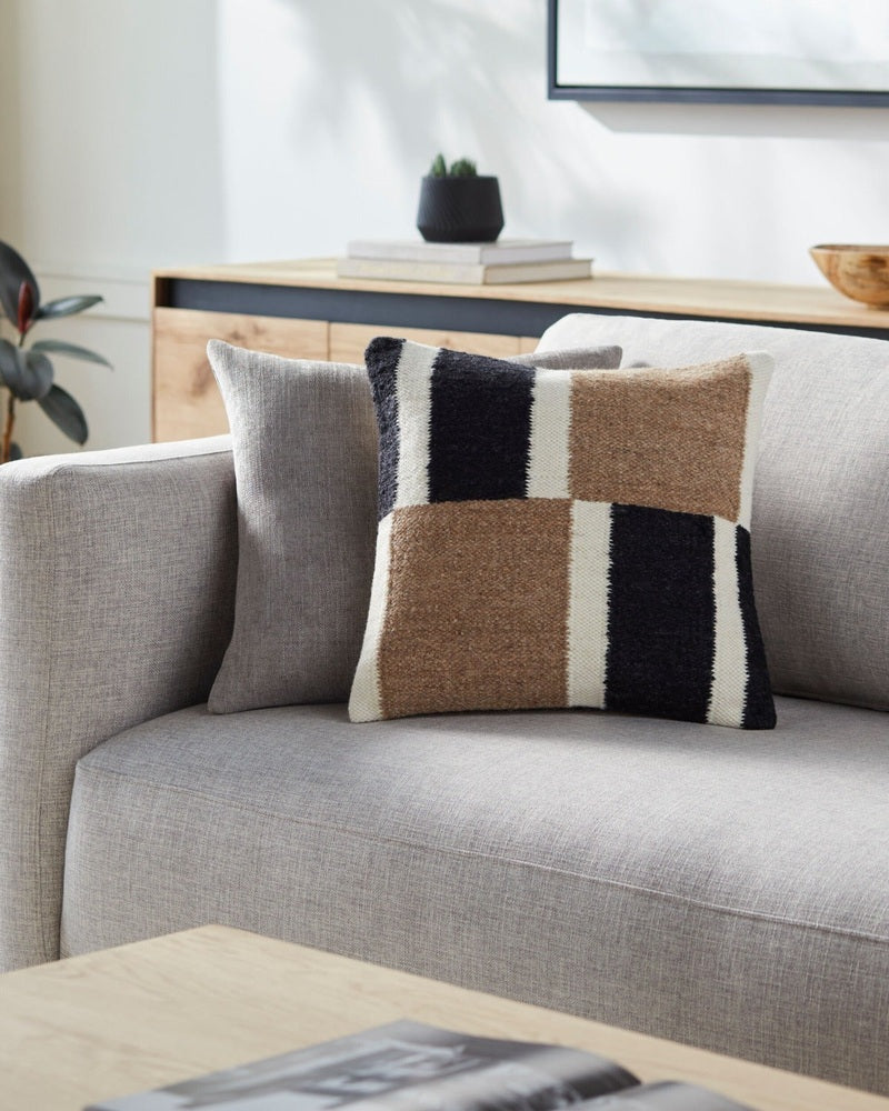 Osmund Woven Cushion 51x51cm - Black Keiichi 3