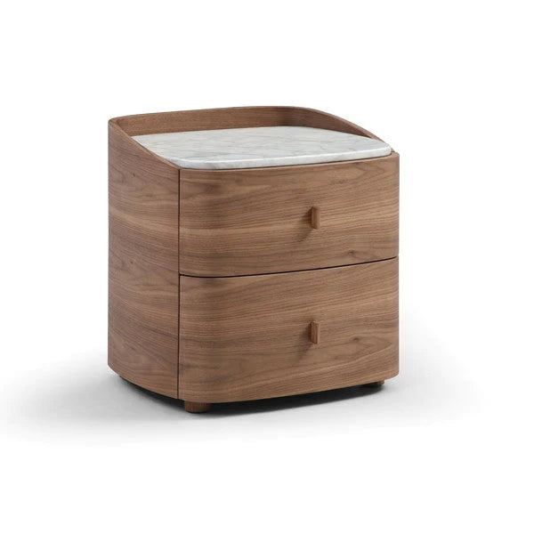 Vertu Bedside Table - Walnut Tommy Franks 3