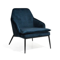 Tommy Franks Stretti Lounge Chair in Deep Ocean