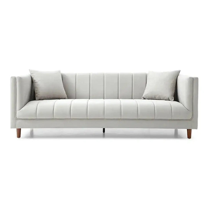 Regency 3-Seater Sofa - Nappa French Grey Tommy Franks 1