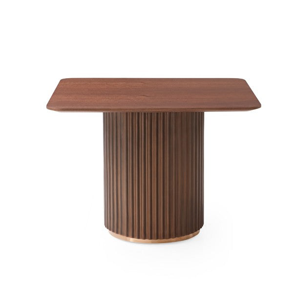 Lantine Square Side Table - Walnut Tommy Franks 1