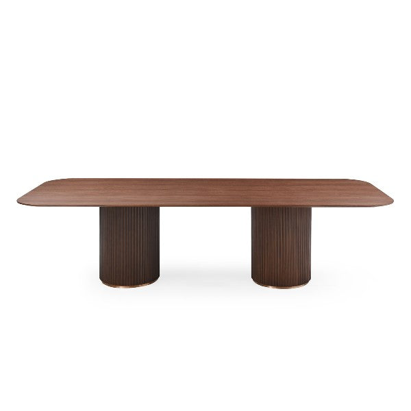 Lantine Rectangular Dining Table - Walnut Tommy Franks 1