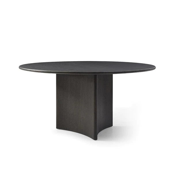  Tommy Franks-Tommy Franks Trinity Dining Table in Smoked Oak-Black 909 