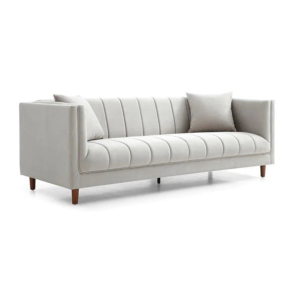 Tommy Franks Regency 3-Seater Sofa in Nappa French Grey