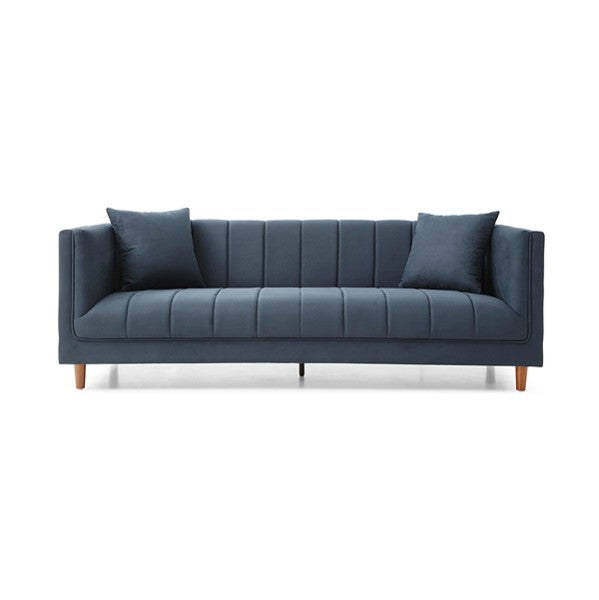 Regency 3-Seater Sofa - Nappa Midnight Blue Tommy Franks 1