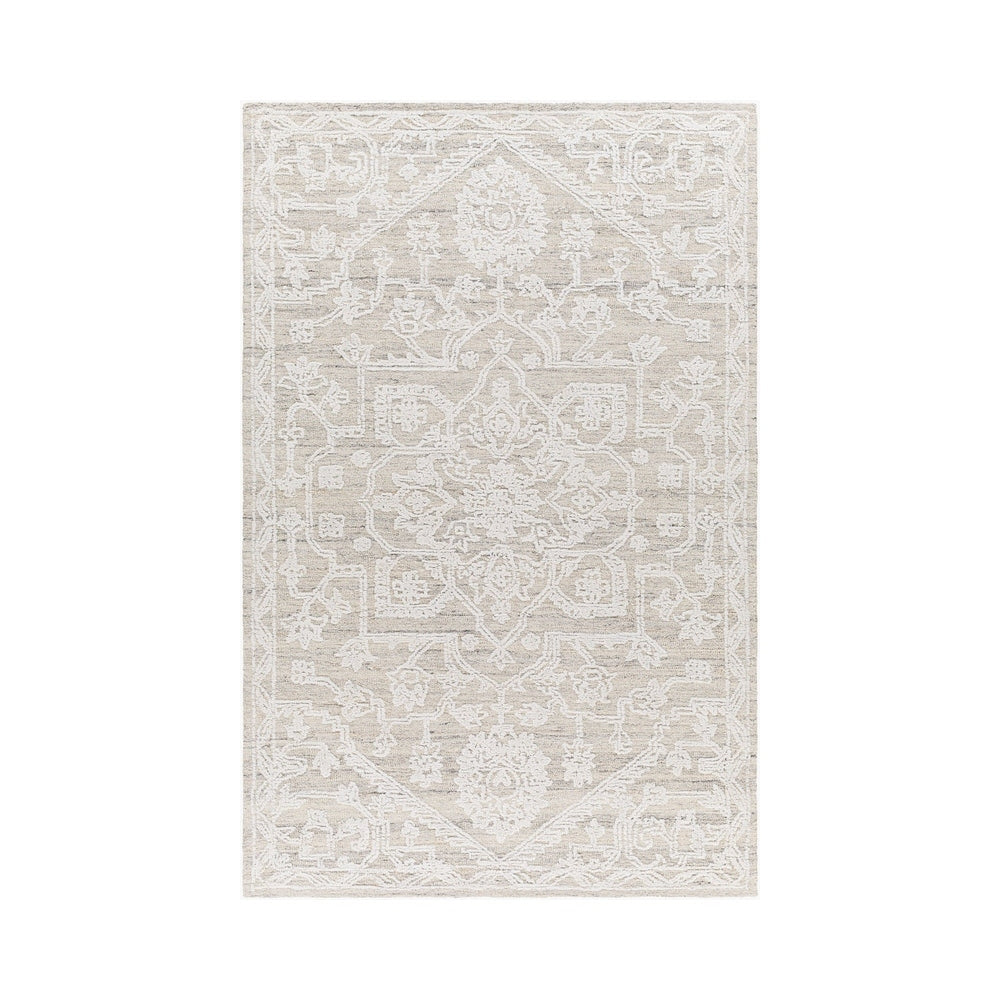 Piazza Hand Tufted Rug - Off White Keiichi 1