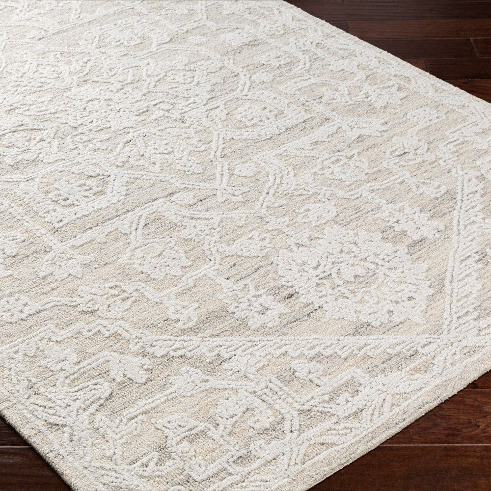 Piazza Hand Tufted Rug - Off White Keiichi 3