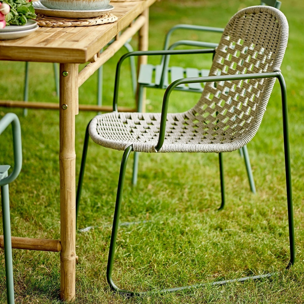 Calana Set of 2 Outdoor Dining Chairs - Green