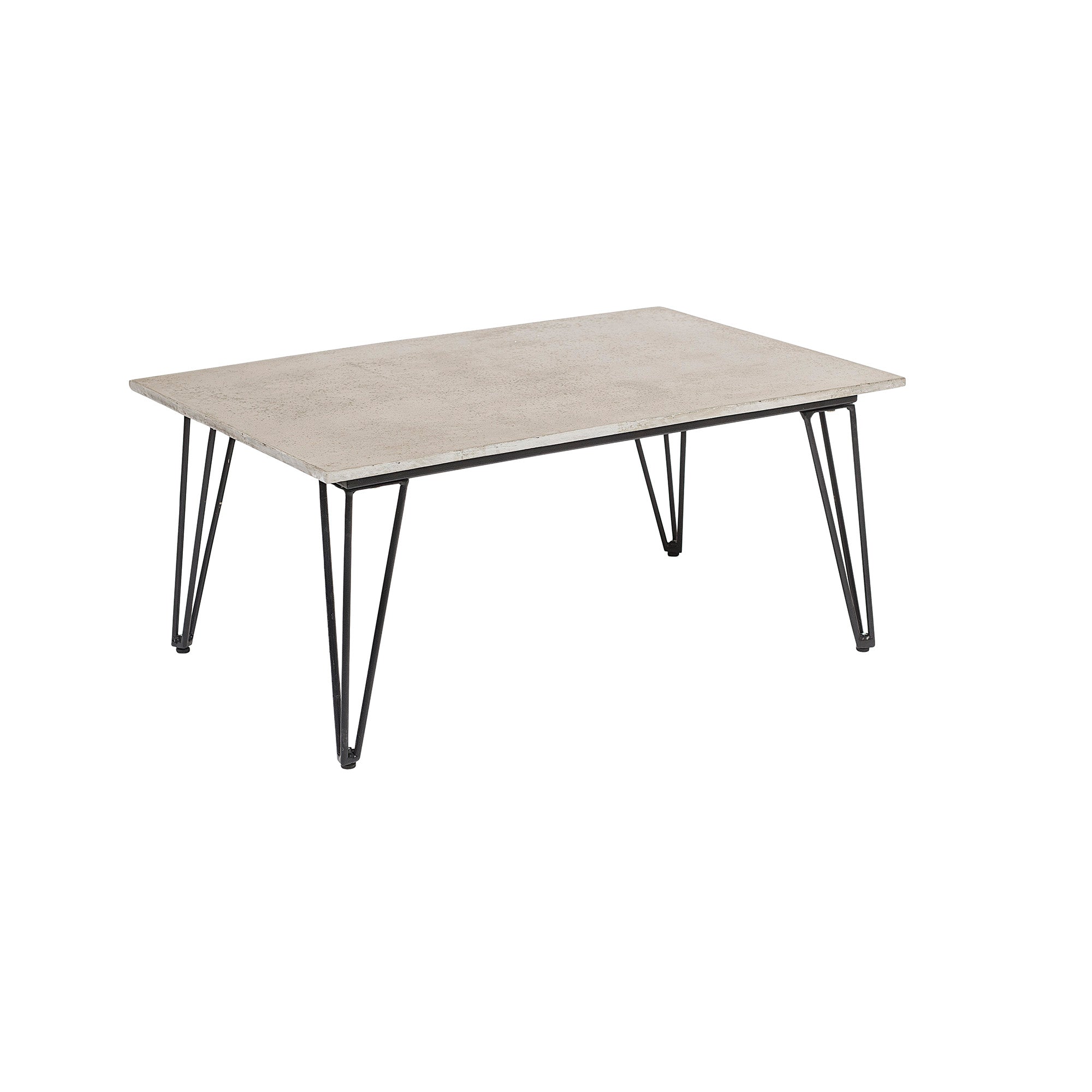 Bloomingville Outdoor Mundo Fiber Cement Coffee Table in Natural